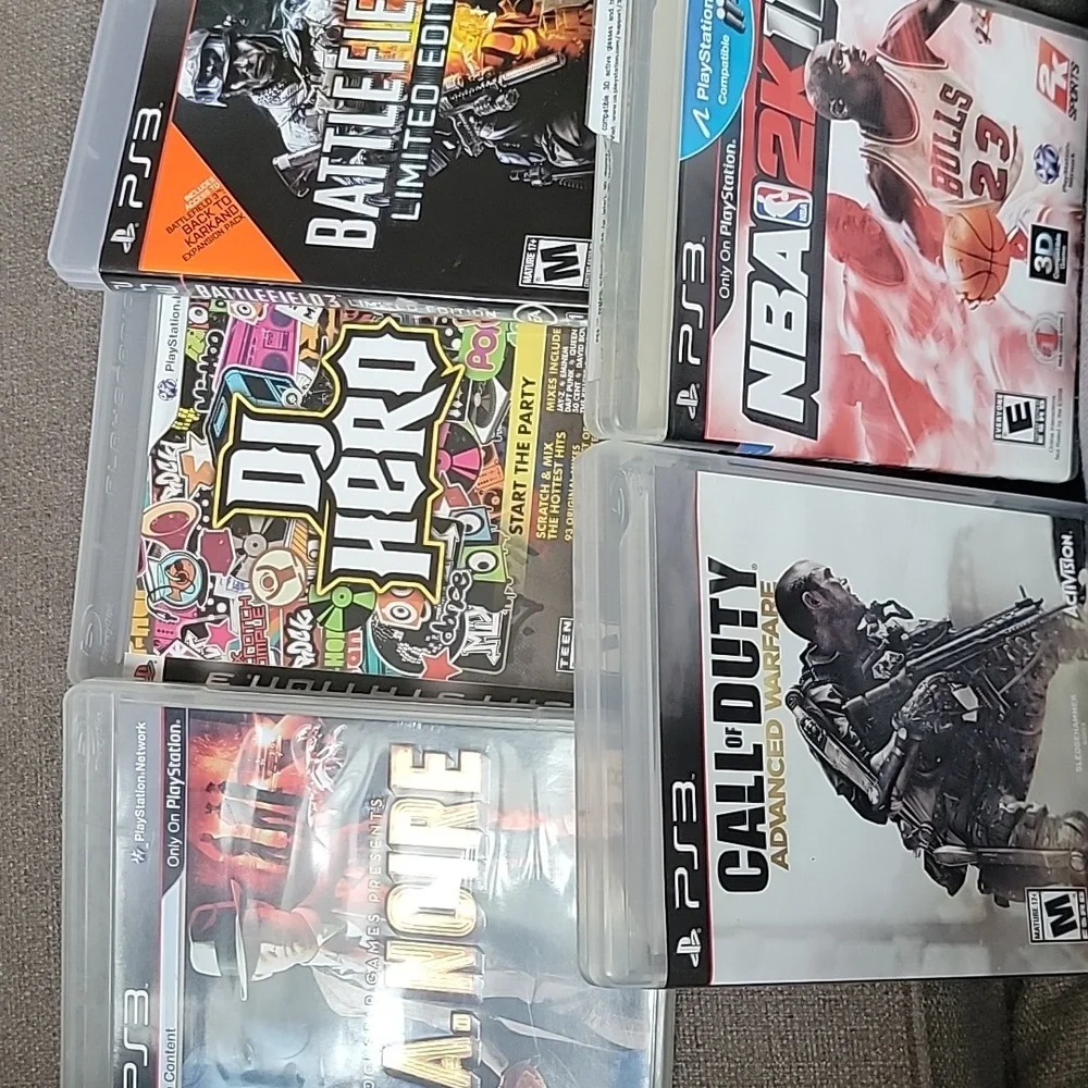 PS3 bundle 5 games